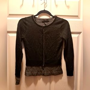 Mercer&Madison two tone grey cardigan - size small